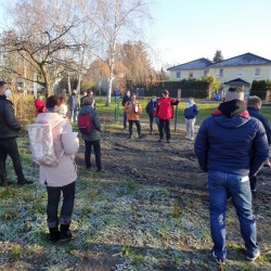 Großes Interesse bei Parzellenbesichtigung am 19.12.2020