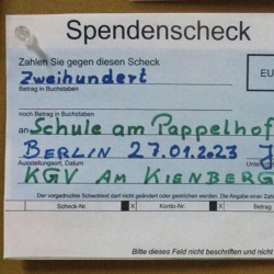 KGV Am Kienberg spendet für die Schule am Pappelhof