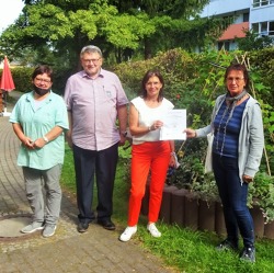 Kooperationsvertrag mit der Schule am Pappelhof am 23.09.2020 übergeben